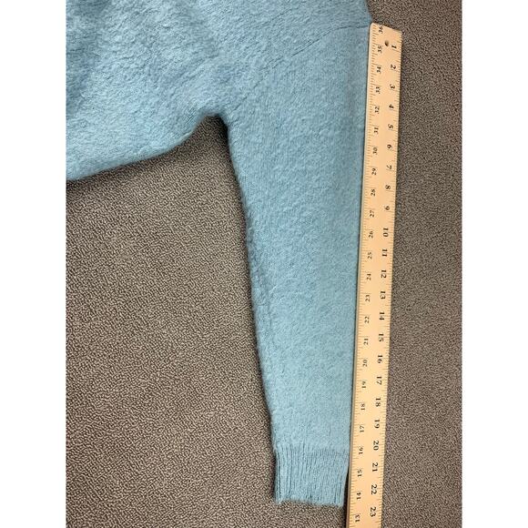 Beams Women's Small Light Blue Mohair‎ V-Neck Cardigan - Picture 8 of 8